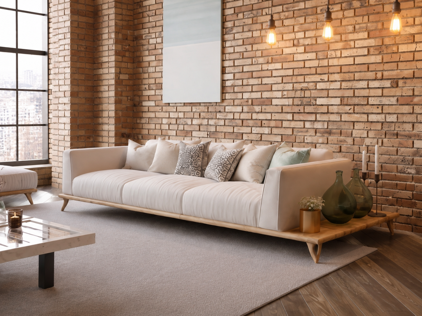 Linen, natural light and soft textures